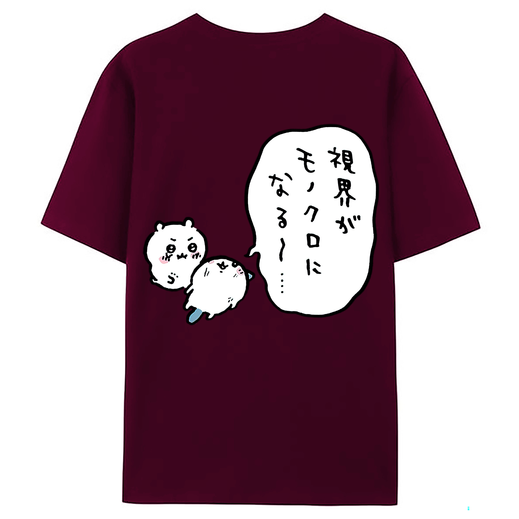 （画像用） ちいかわ ちいかわ Chii-kawa chiikawa レディース半袖Tシャツ(バックプリント)